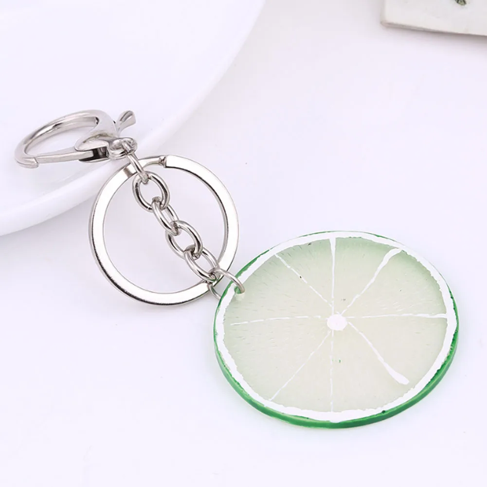 Lemon Fun Novelty Fruit With Faces Keyrings Orange Or Watermelon