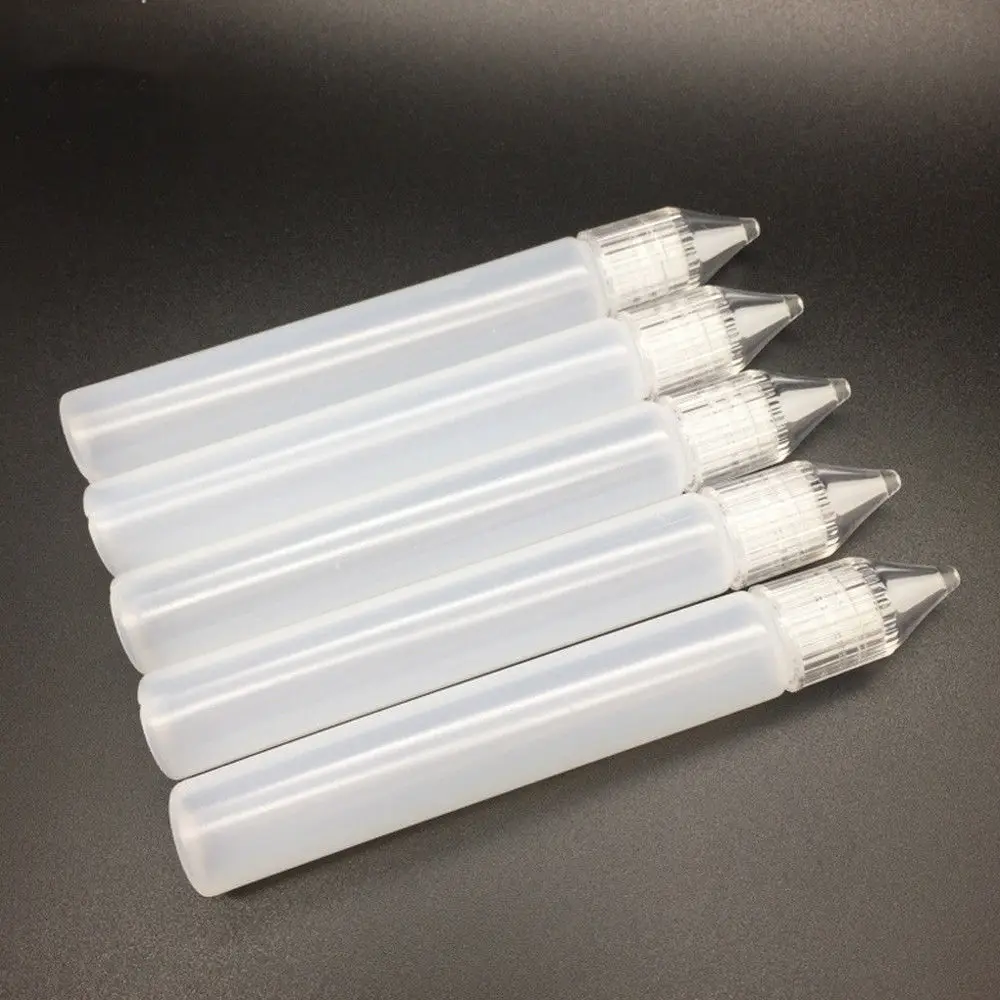 

5Pcs 15ml Plastic Unicorn Dropper Bottle Squeezable liquid e-cigarette squeez LDPE Pen