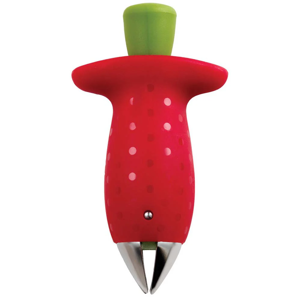 2017 1pcs Red Strawberry Huller Strawberry Top Leaf Remover Gadget