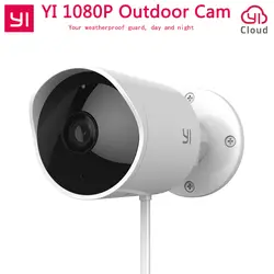 Xiaomi YI Открытый безопасности камера облако Беспроводной IP 1080 P Разрешение Водонепроницаемый ночное видение камера наблюдения Безопасность