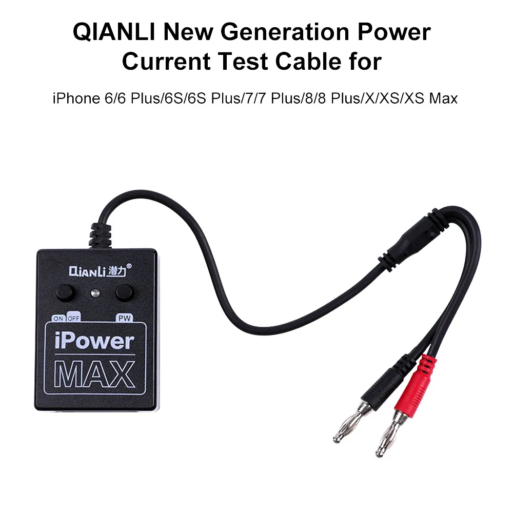 Новый &quotQIANLI&quot iPower Max телефон ремонт мощность ток Тестовый Кабель с вкл/Выкл