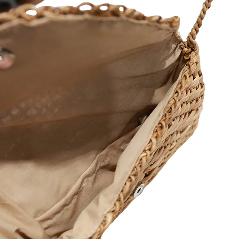 Women Fashion Clutch Bag INS Popular Female Summer Straw Bags Travel Lady Casual Handbag Holiday Handmade Knitted Bolsa SS3244 (7)