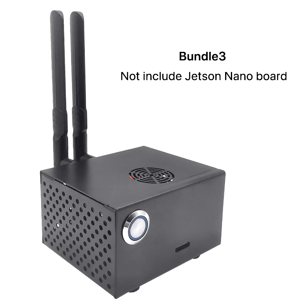Bundle3 NVIDIA Jetson Nano металлический чехол/корпус с переключателем питания и сброса для NVIDIA Jetson Nano Developer Kit - Цвет: Bundle3