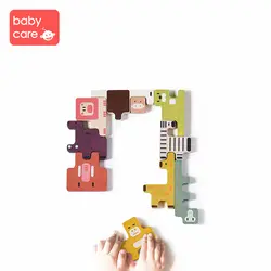 Babycare детские деревянные головоломки/ручной игрушки Монтессори схватить доска набор образовательных деревянные игрушки пазл с