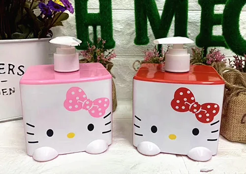 Hello kitty Красота косметический спрей бутылка ванная комната мытье рук тела 400 мл KX-6161