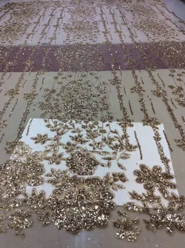 

New arrival guipure lace fabric with glitter African SH-426 Tulle Lace Fabric Latest African French Lace Fabric