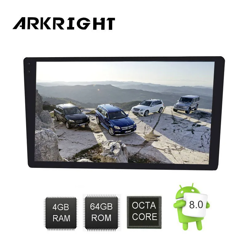 ARKRIGHT 10.1'' Android 8.1 Car Radio GPS car stereo for Toyota Corolla 2017 2018 IPS screen multimedia Player rear view camera