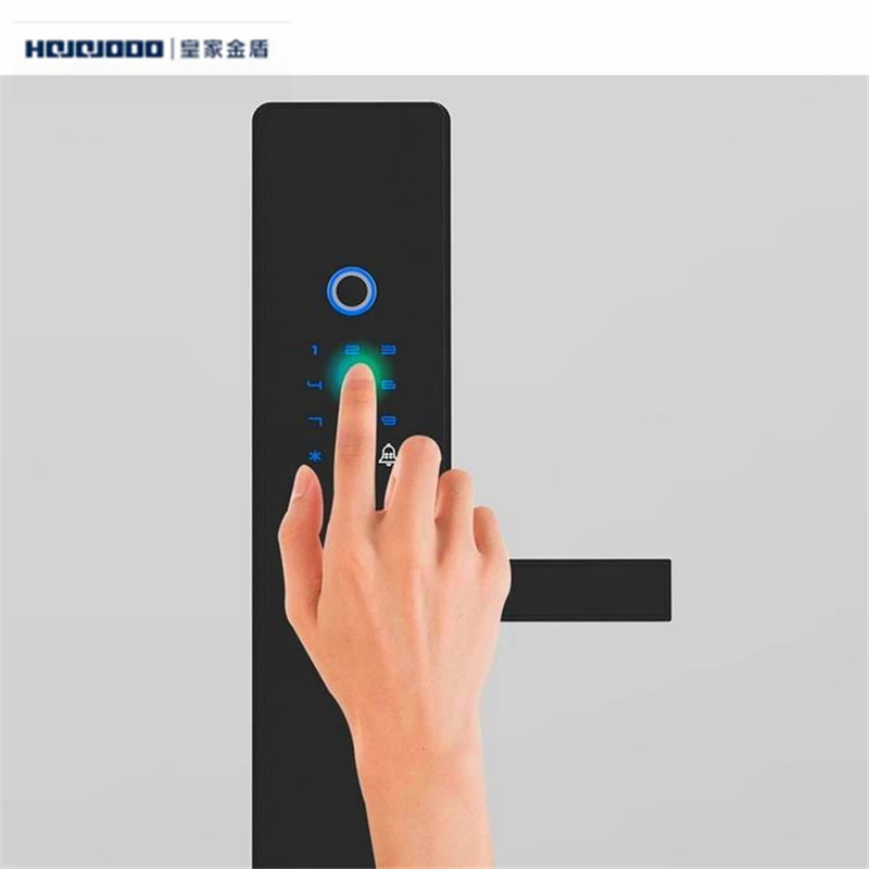 HOJOJODO K2 общий умный дверной замок отпечатков пальцев с сенсорным паролем защита