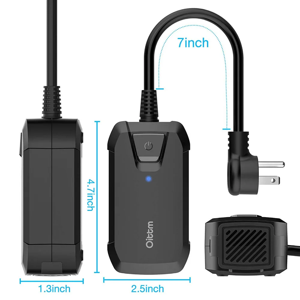 Outdoor Wi-Fi Outlet Smart Plug hogar GSM Power Socket Energy Monitoring Wireless Works with Alexa Remote GSM Control Timer
