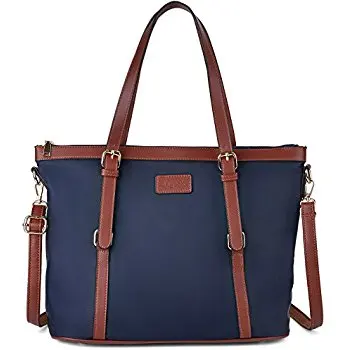 Frauen Schulter Kapazität Tote Nylon Tasche Große Arbeit Oxford pYgrqpw