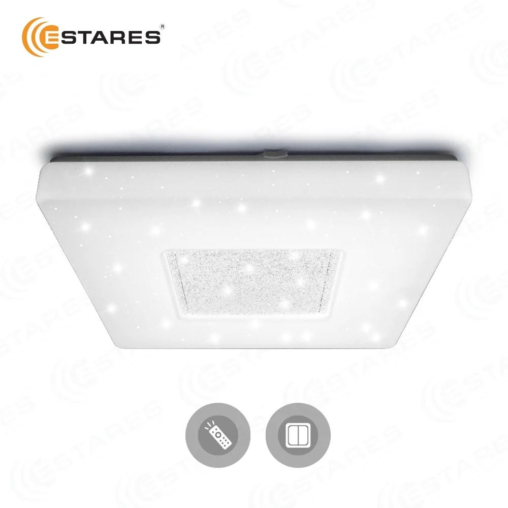 

ESTARES Controlled LED lamp QUADRON SIYANIE 60W S-550-SHINY / CRISTAL-220V-IP44
