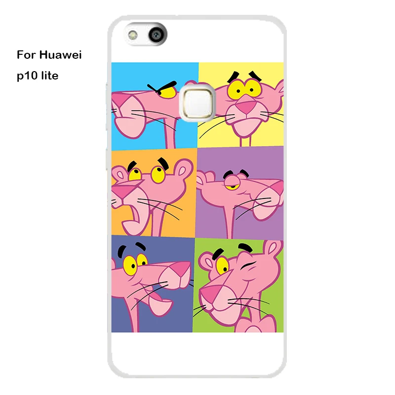 Huawei P10 lite Case Cover TPU Case For Huawei P10 lite Phone Cover Sweet Floral Cute Cat TPU P10 lite Soft Case Fashion 100%   35