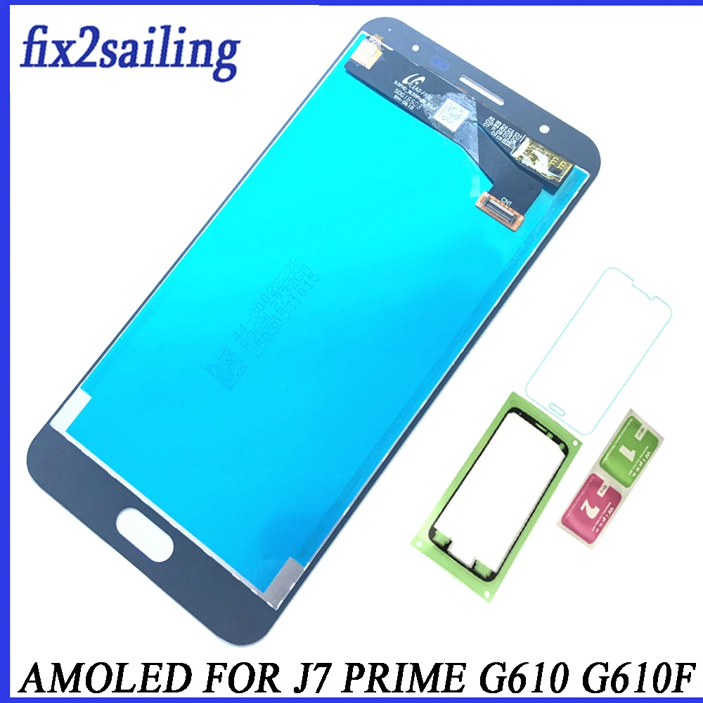 

Super AMOLED LCD Display With Touch Screen For Samsung Galaxy J7 Prime 2016 G610 G610F G610M Pantalla LCD Digitizer Assembly