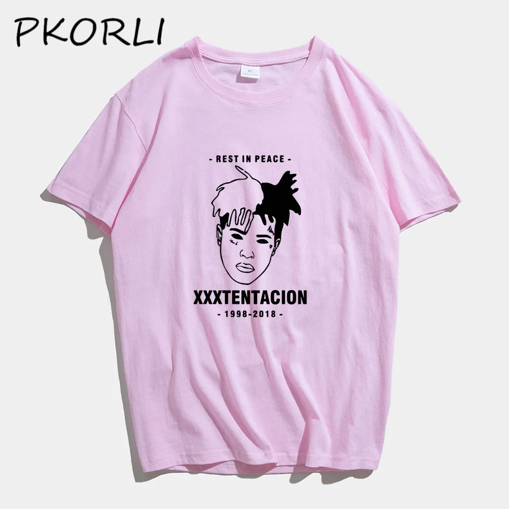 Xxxtentacion футболка Для мужчин Повседневное Костюмы Mugshot месть Graphic Tee хип хоп Мерч