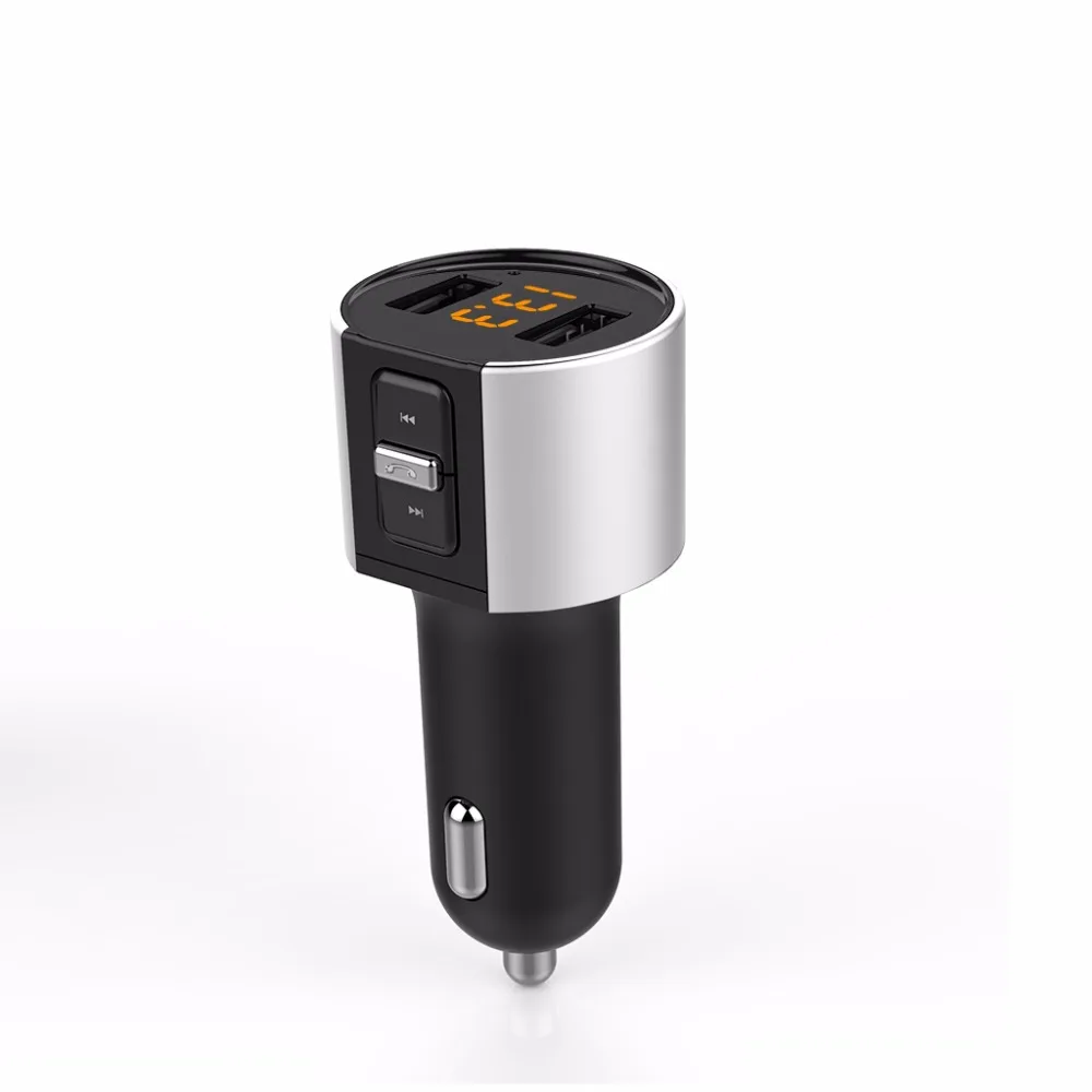 Bluetooth Transmitter Radio FM Transmitter with Dual USB Charger