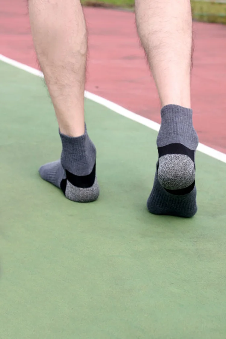 5 Pairs Cotton Basketball Socks Men Sport Meias Homens Harajuku Hip Hop Calze Uomo Sokken Calcetines Hombre  (19)