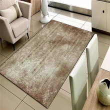 Else коричневый белый аутентичный турецкий винтажный 3d принт Нескользящая микрофибра для гостиной декоративный современный моющийся коврик