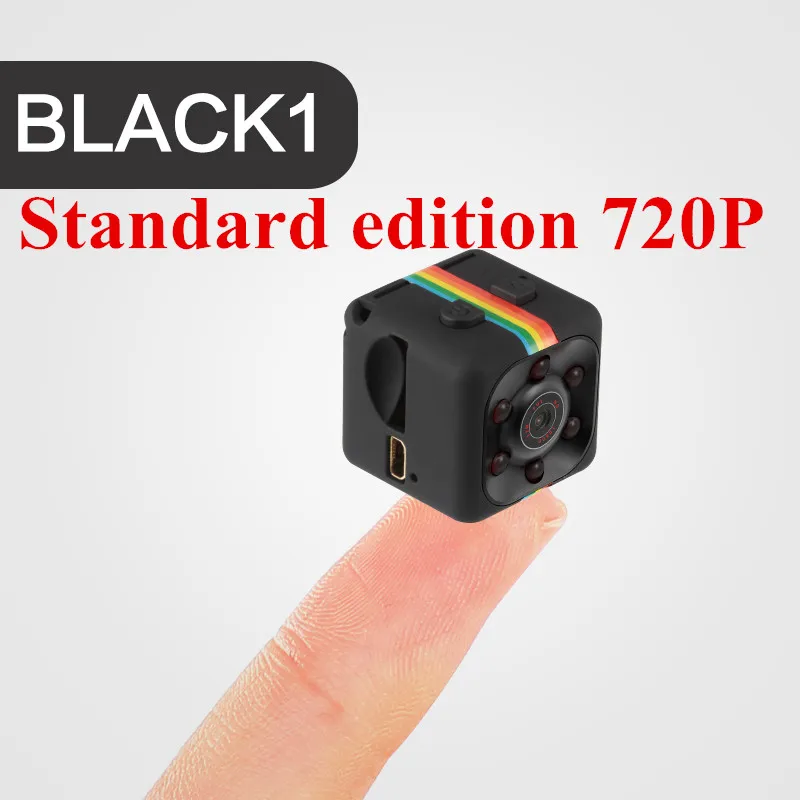 Camera SQ11 PRO Mini Camera HD 1080P Camara espia secret camera Support Hiden TFcard PK SQ16 SQ13 SQ12 SQ8 SQ6 SQ19 - Цвет: 720P Black1