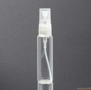 

10ML Mini Refillable Clear Glass Perfume Sample Empty Bottle 10CC Cosmetic Pump Atomizer Vial Tube #8