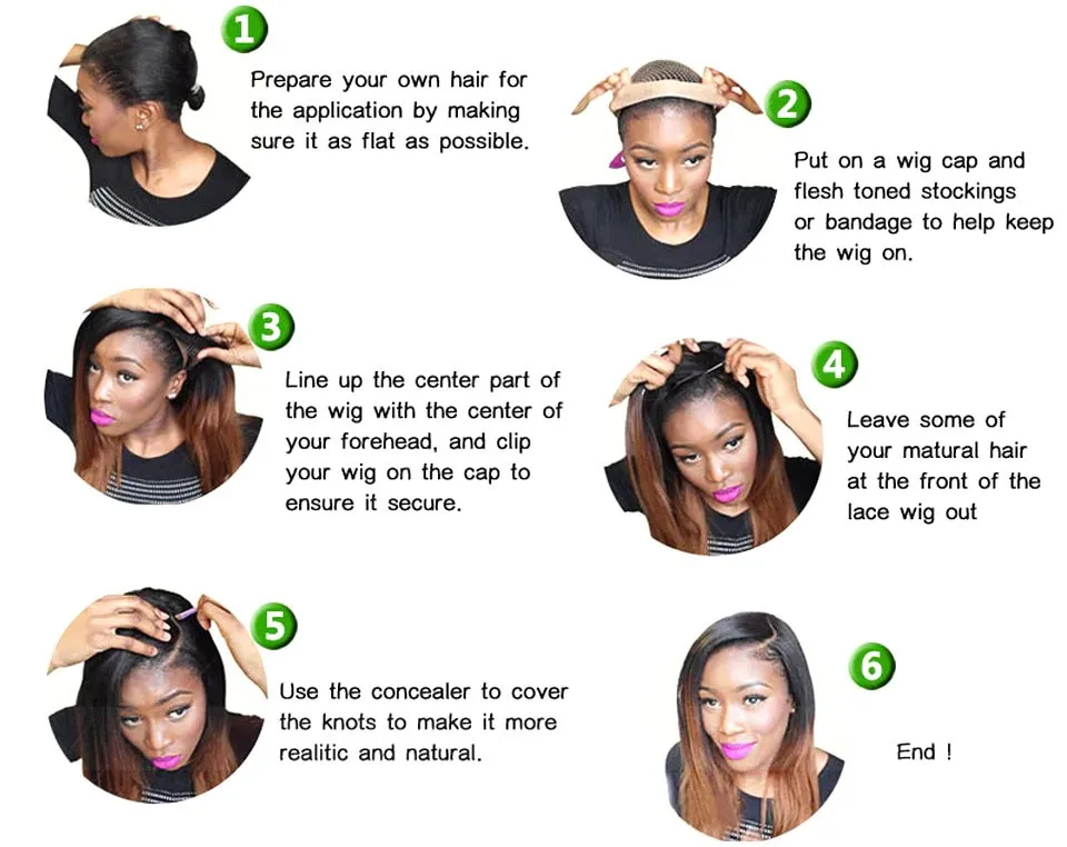 how to apply wig 2