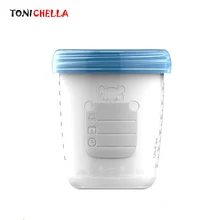 Детское хранение грудного молока, бутылка, коллекция, для новорожденных, для хранения еды, морозильник, контейнер, BPA, бесплатные продукты, синий, красный, 180 мл, T0322