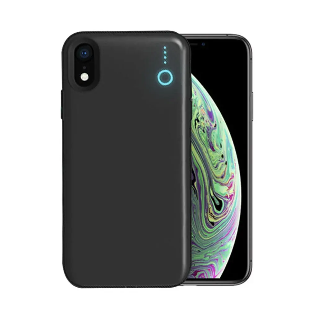

5000/6000mAh Battery Charger Cases for iPhone XR/X Max Wireless Charging Power Bank Battery