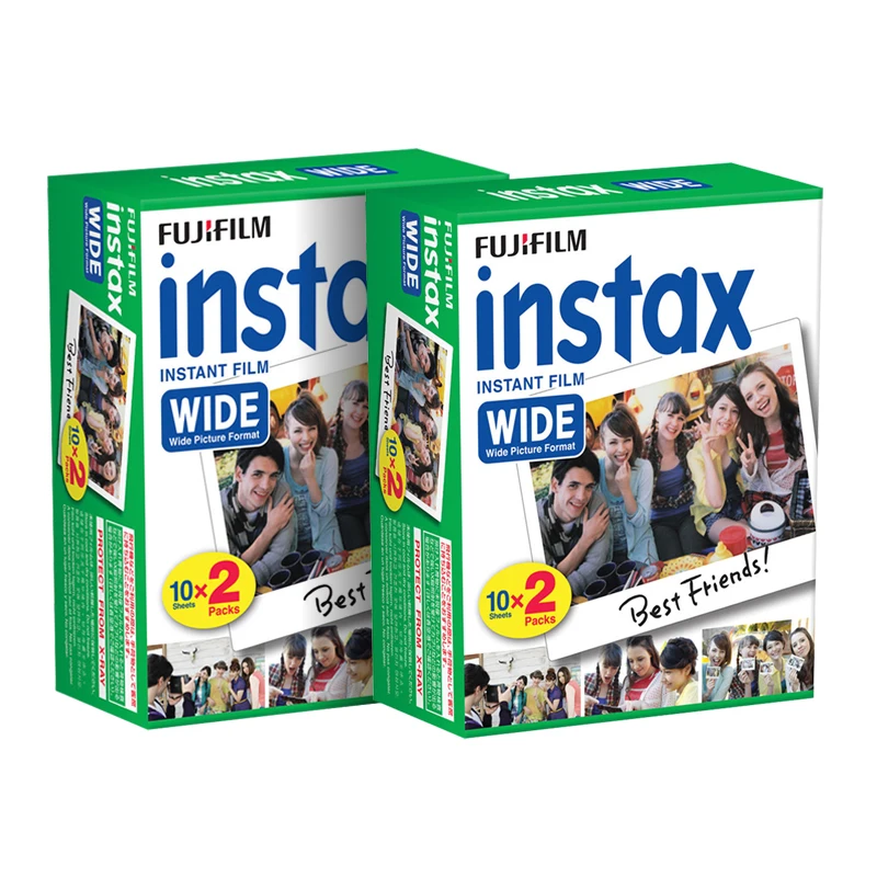 Для Fujifilm Instax Wide Instant White Edge 40 пленка для Fuji Instax camera 100 200 210 300 500AF