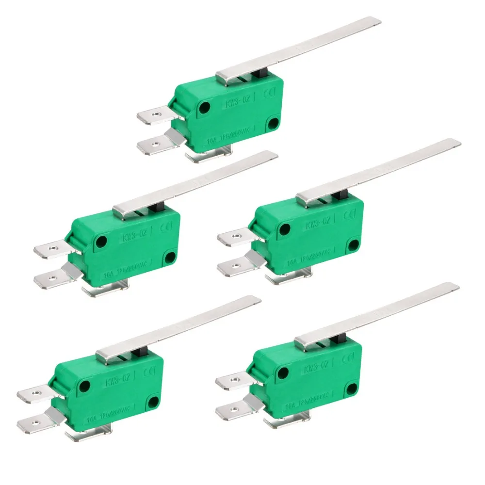 UXCELL 5PCS 16A 5A125 250VAC Micro Limit Switch SPDT NO NC 3 Terminals