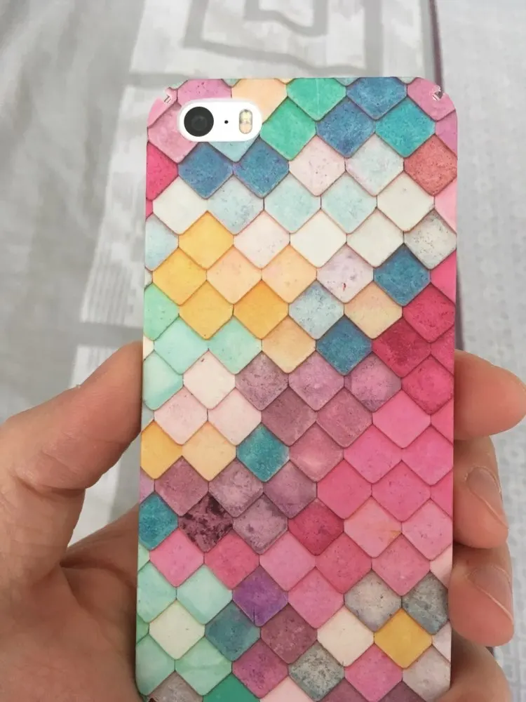 Colorful 3D Fish Scales Mermaid iPhone Case - Well Pick