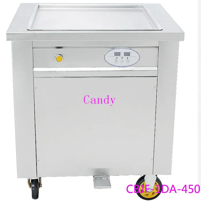 

R410A Refrigerant thailand fried ice cream roll machine frying ice machine
