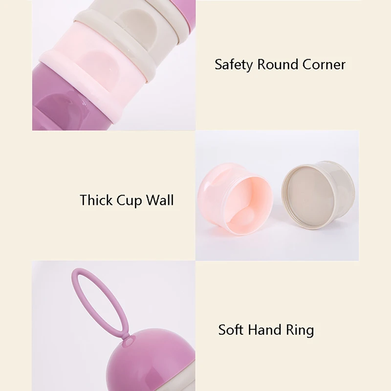 Three Layers Of Newborn Baby Portable Milk Powder Bottle Infant Accessories Children Milk Powder Storage Box Baby Accessories (2)