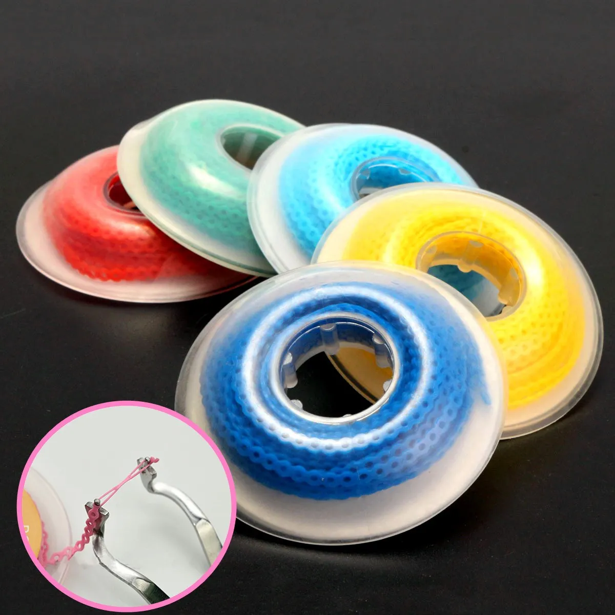 15FT/pcs Dental Orthodontics Elastic Ultra Power Chains Rubber Spool