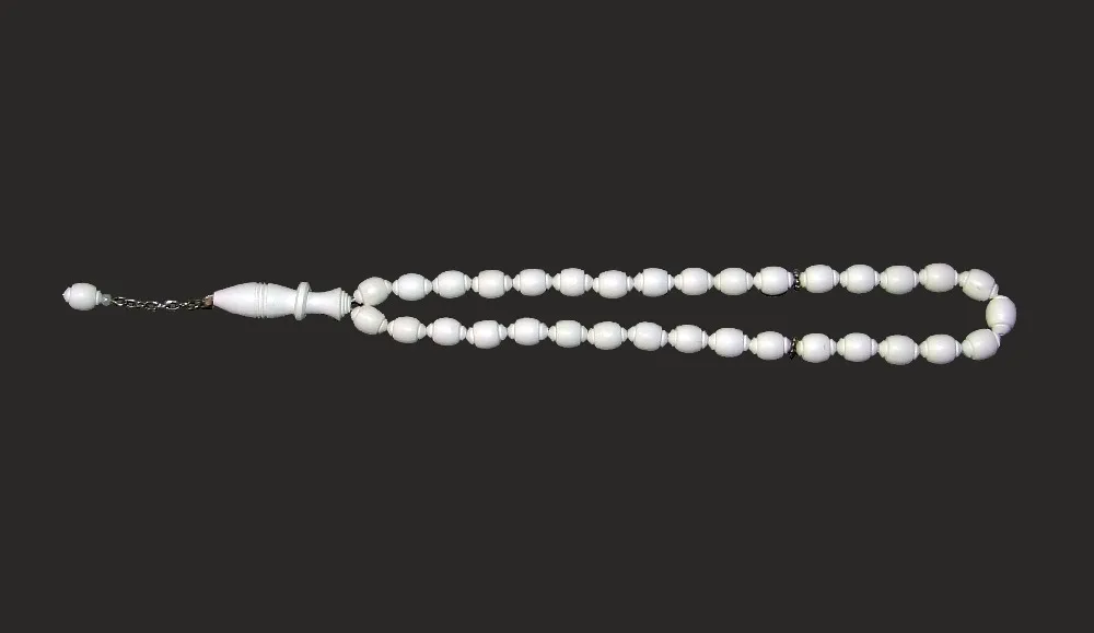 

Meerschaum Flat Oval Shaped Rosary