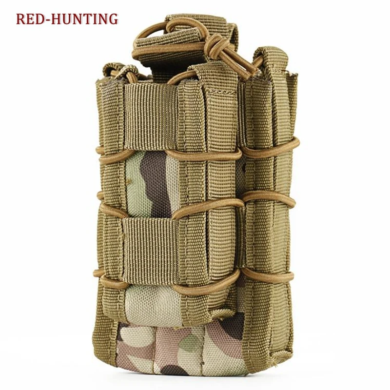 Tactical Single Pistol AK M4 M14 Magazine Pouch Airsoft Fast Hunting Magazine Pouches