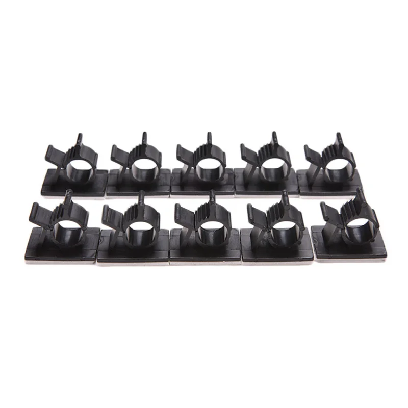 

10PCS Cable Clips Adhesive Cord Management Wire Holder Organizer Clamp Fasteners Mayitr