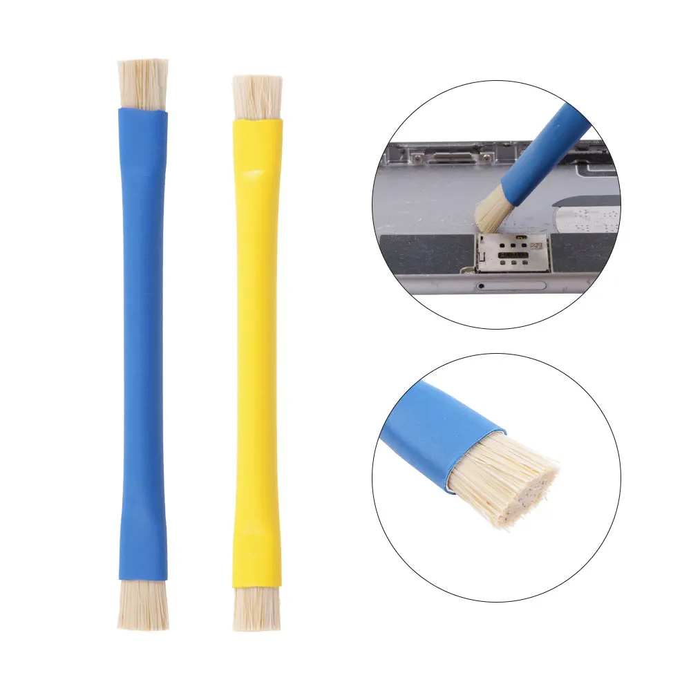 

New 2Pcs Anti-static Double-end Cleaning Scrub Repair Tools Dust Cleaner for Motherboard Circuit Board Anti Static Soft Brush
