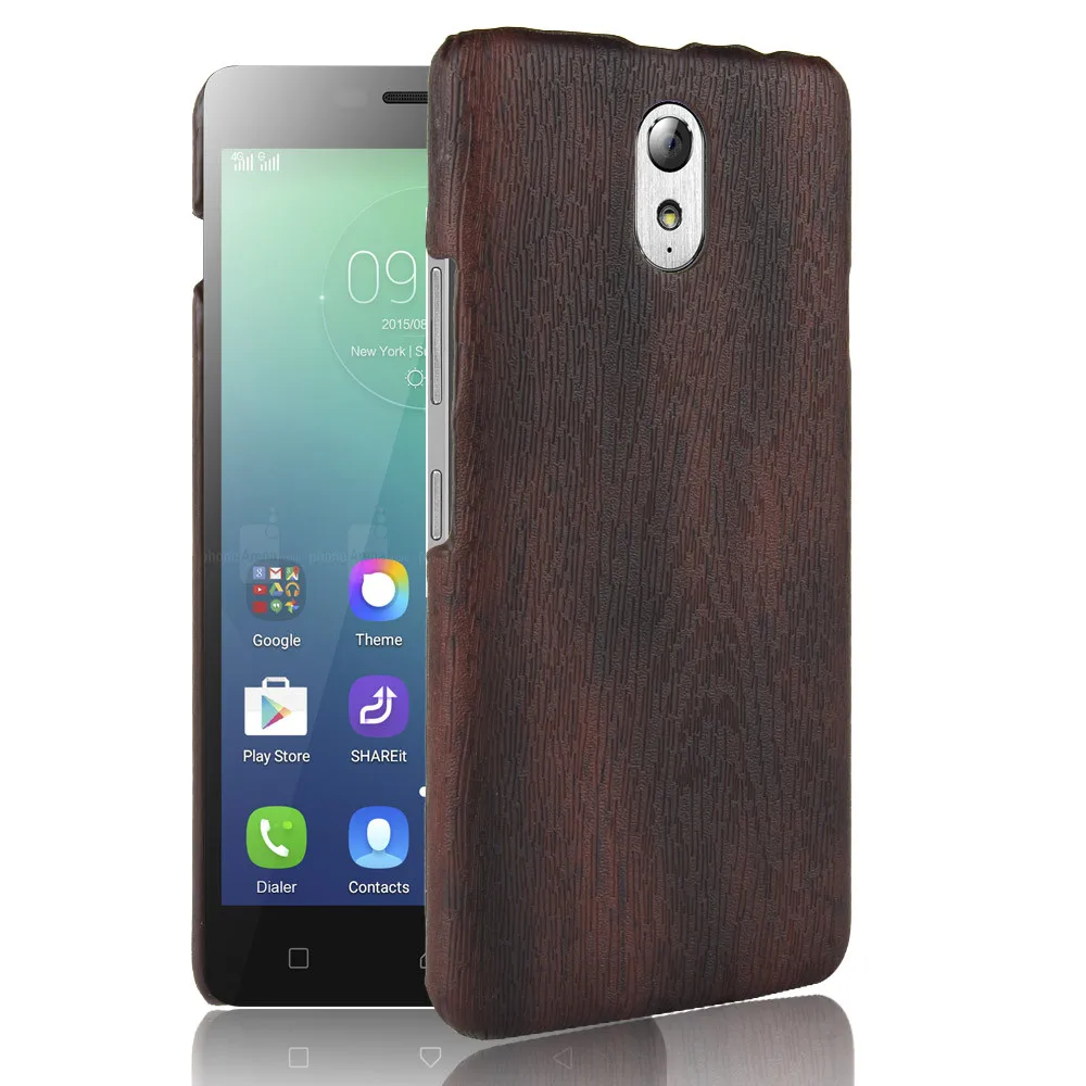 

For Lenovo Vibe P1M Case Shockproof PU Leather Hard Thin Slim Back Cover Case For Lenovo P1m P1MA40 5.0 inch Wood Phone Cases
