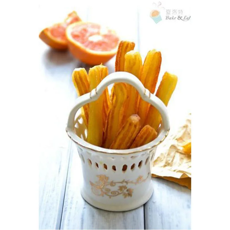 Churros Maker 5 л испанская ручная фритюрница с рамой из нержавеющей стали 6 машина для
