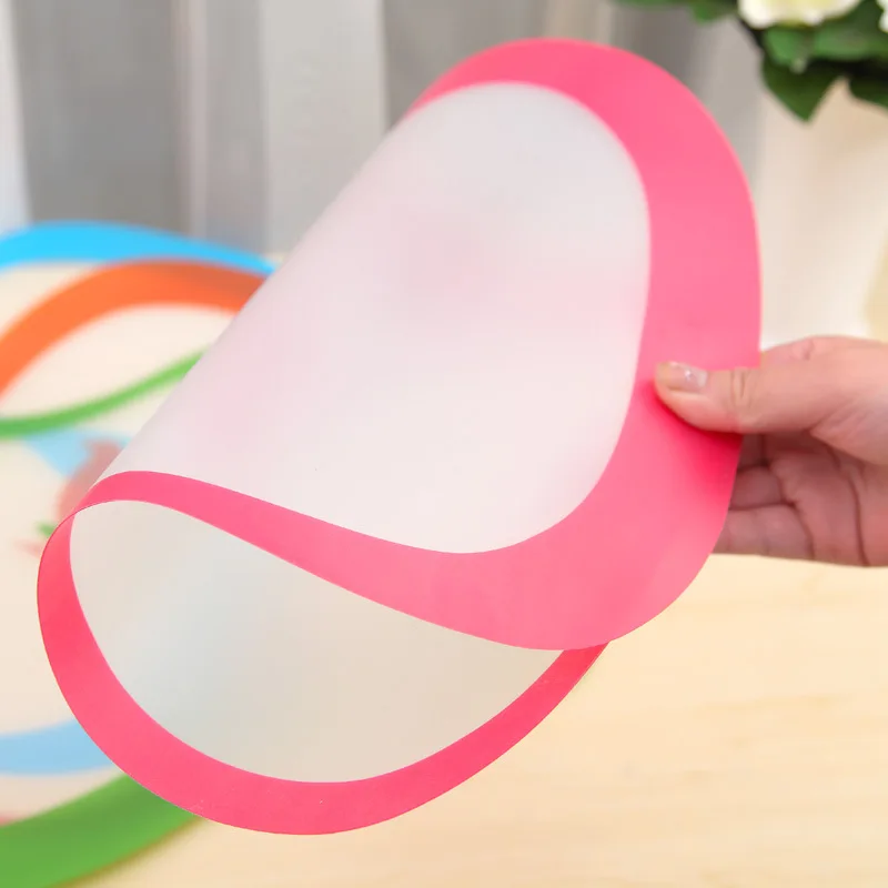 

3920 large kitchen creative frosted PP classification of cut fruit plate chopping chopping board transparent antiskid chopping