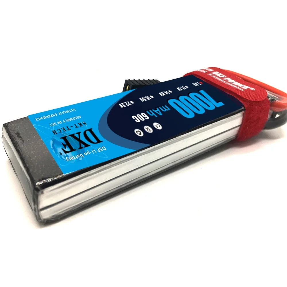 DXF Lipo батарея 2S 7,4 V 7000mAh 60C 120C XT60 T Deans TRX EC5 RC запчасти для TRX Дрон самолеты автомобили лодка 4x4 1/8 1/10