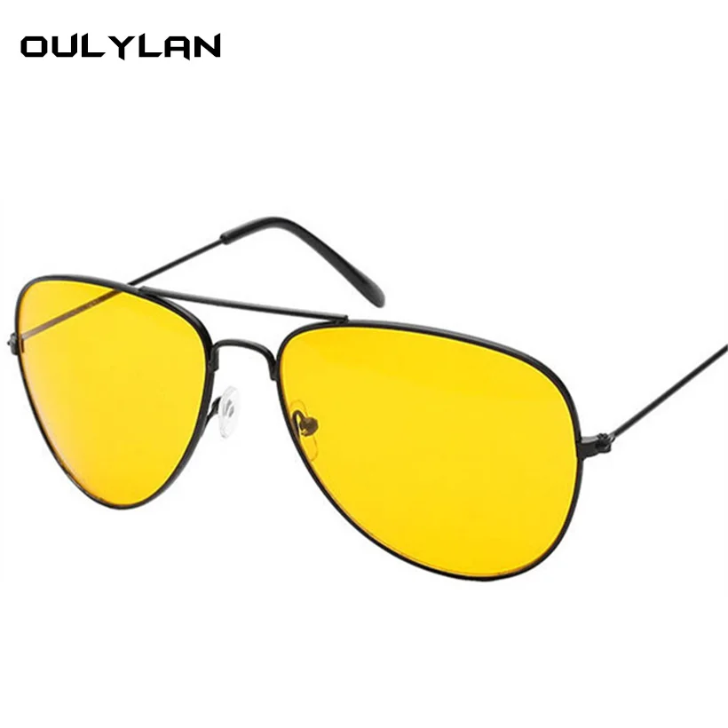 

Oulylan Night Vision Glasses Men Driving Sunglasses Driver Goggles Anti-Glare Sun Glasses for Women UV400