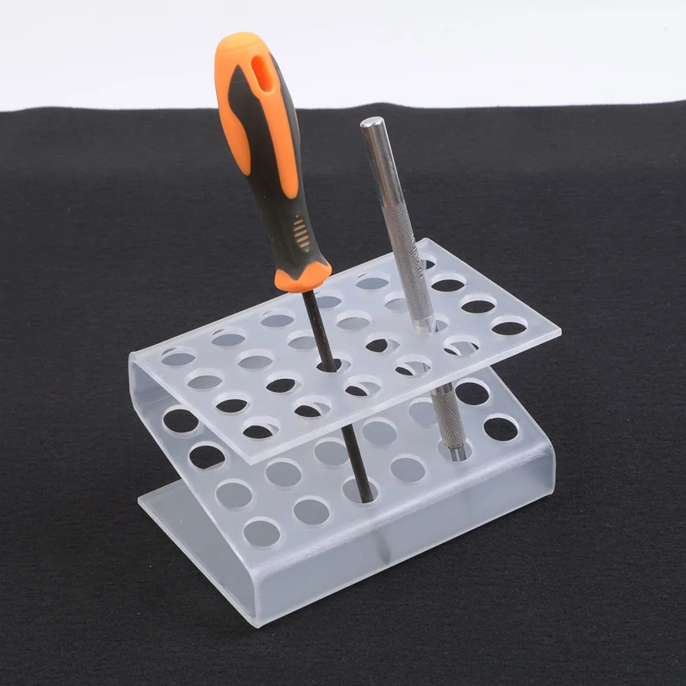 Hyx Repair Tool S-Shaped Plastic Holes Storage Rack Tweezers and Screwdrivers Repair Tool Kit Stand Holder