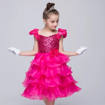 

New Fashion Children's Evening Dress Girl Princess Evening Dress Sleeveless Dress 3 4 5 67 8 9 10 11 12 Years 1