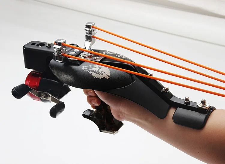 High Power Slingshot Hunting Fish Slingshot with Red Laser Shooting