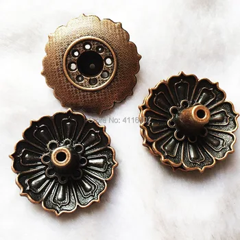 

200pcs Lotus Flowers Pattern Incense Burner Joss Stick Holder Incense Base Plug Home Living Room Decoration