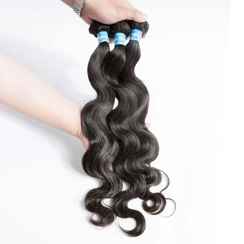 Mayflower 10 paquetes de onda del cuerpo de Malasia 100% cabello virgen tejidos de 12-26 \