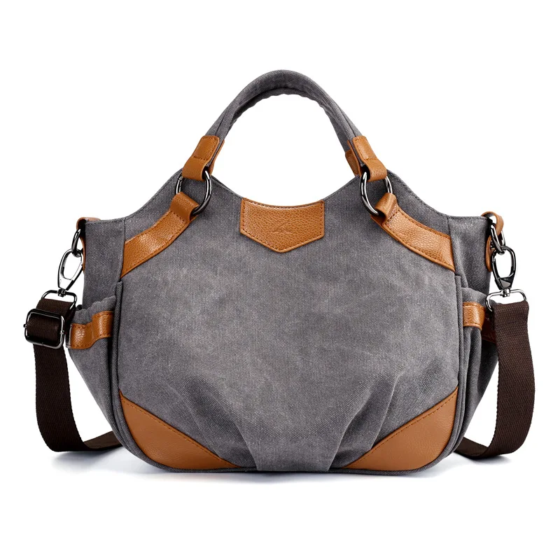 Новая женская сумка из искусственной кожи, одноцветная, на молнии, большая вместительность, летняя, новая, синяя, модная сумка через плечо, кожаная, стеганая, повседневная сумка - Цвет: color gray KK2