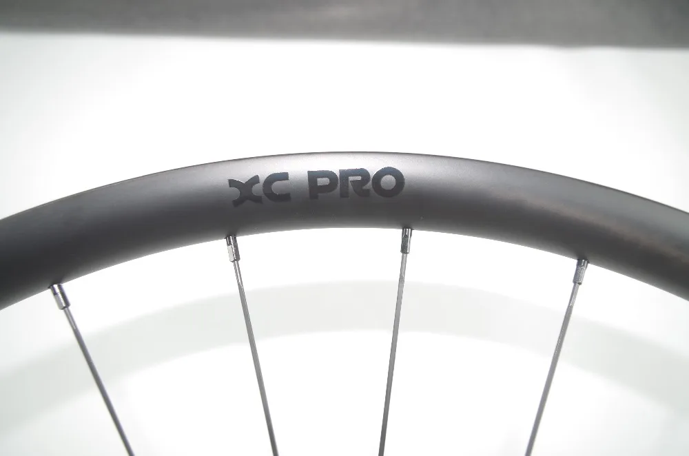 Perfect 1199g 29er MTB XC 24mm x 30mm Asymmetric Hookless Clincher Tubeless Mountain Bike Carbon Wheels 29inch Wheelset 29" 3k 12k twill 9