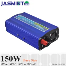 150W 12V/24V DC to AC110V/220V off grid pure sine wave power inverter , suitable for small home solar or wind power system