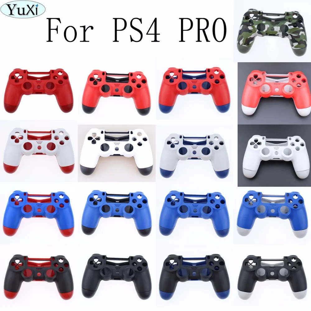 Для sony PS4 Pro беспроводной контроллер Dualshock 4 Pro JDS040 крышка Передняя Задняя жесткая пластиковая верхняя Оболочка Чехол